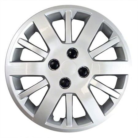 Coast2Coast 15", 12 Spoke, Silver, Plastic, Set Of 4, Lug Covers IWC45315S